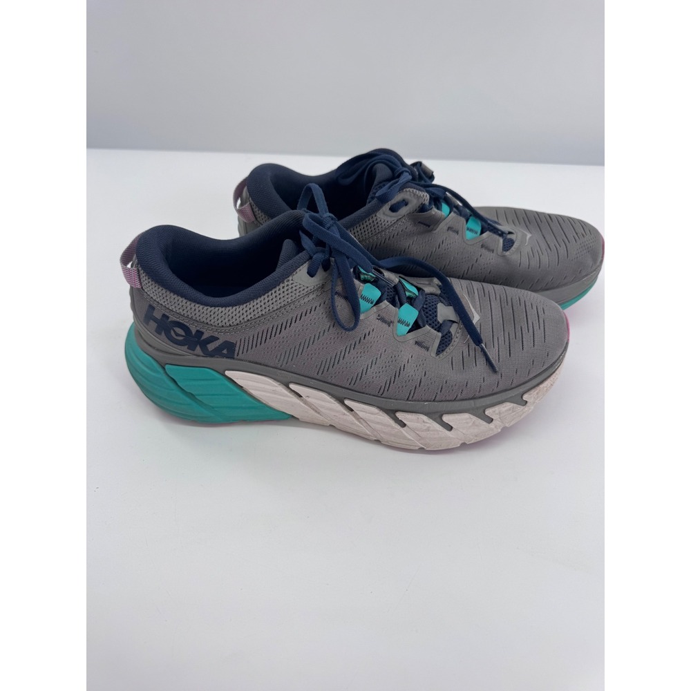 Hoka One One Gaviota Running Shoes Womens Size 11B Grey Sneakers - Picture 6 of 12